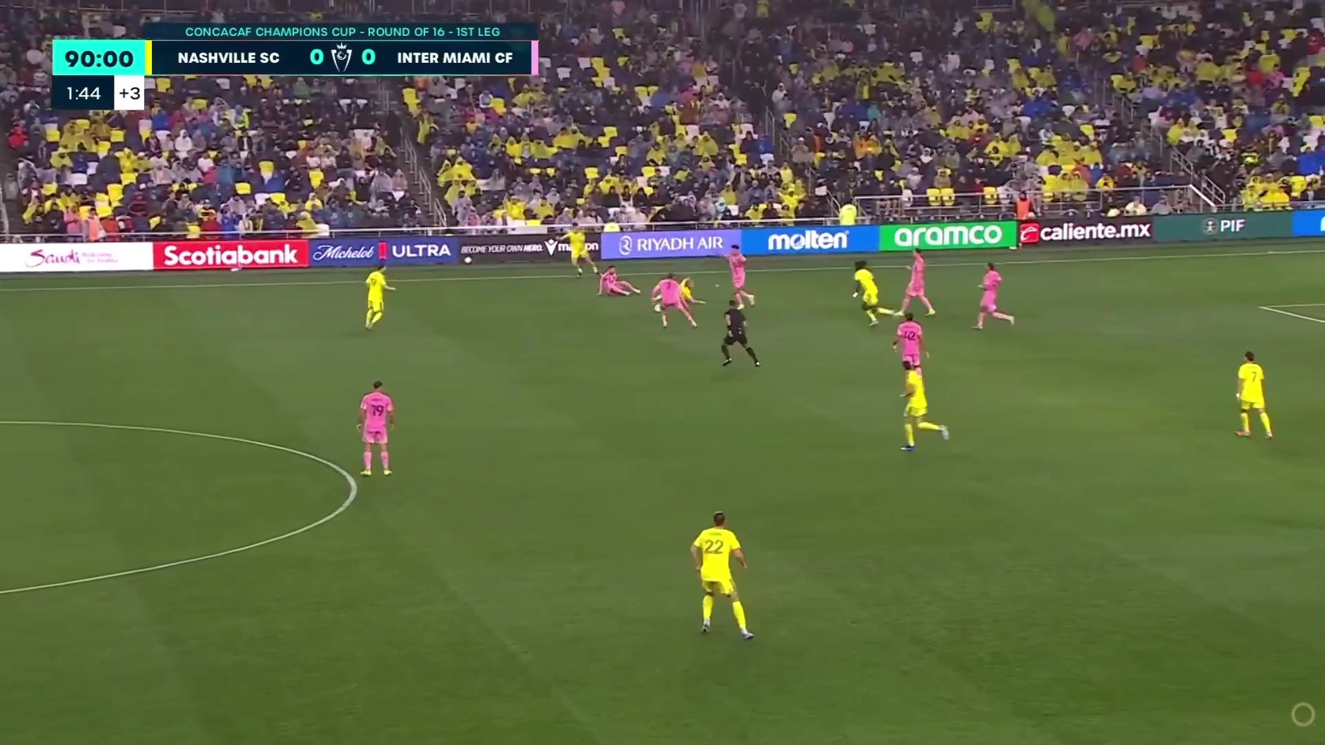 拼了老命了！梅西打满全场补时追防到后场完成铲断